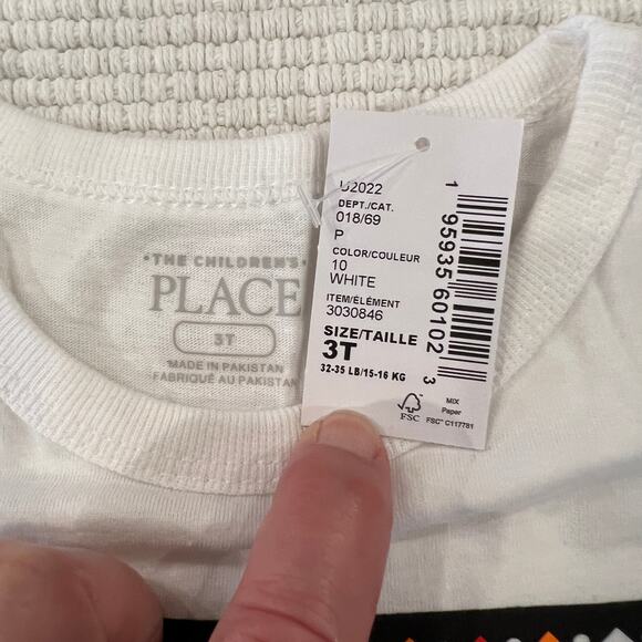 NWT Children's Place Unisex Kids White W/Hispanic Heritage Graphic Tee - Picture 4 of 10